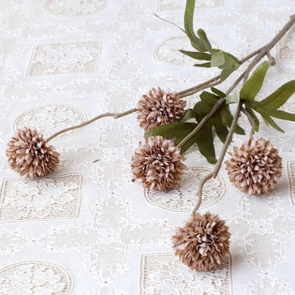 Bouquet de fleurs artificielles pissenlit pour décoration de mariage, maison et fêtes.