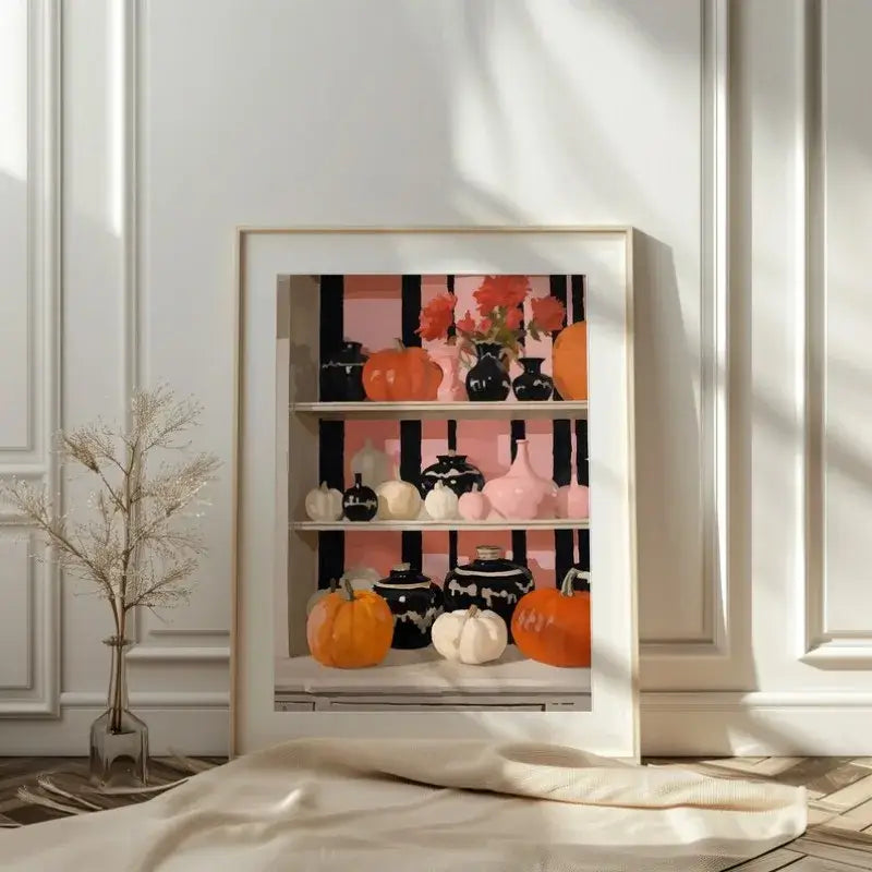 Retro Halloween decor board