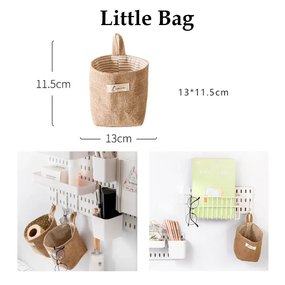 Little Bag with Measurements Hanging on Wall Storage Organizer