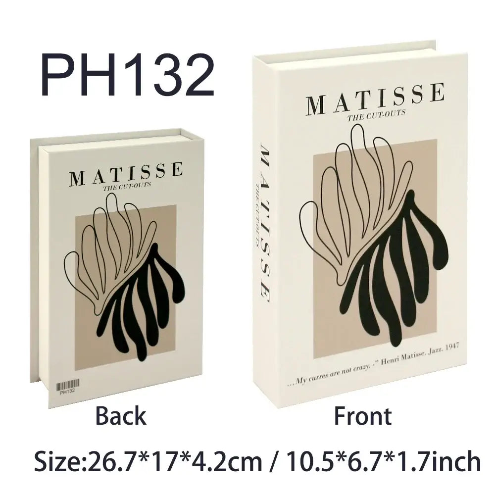 Faux livre décoratif effet Matisse, taille : 26.7 x 17 x 4.2 cm, parfait pour ajouter une touche moderne et artistique à votre intérieur.